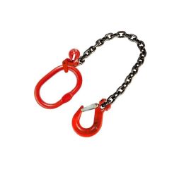 Стропы цепные одноветвевые с укорачивающими крюками