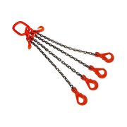 Строп цепной TOR 4СЦ г/п 4,25 т 8,0 м с укорачивающими и самозакрывающимися крюками