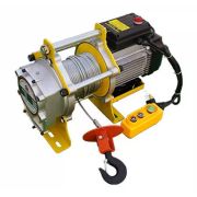 Лебедка электрическая  500/1000кг  70/35м с канатом 220В алюминиевый корпус TOR KCD (TSA)